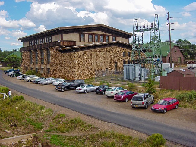 The current substation at Grand Canyon National Park located in the Powerhouse Historic District on the South Rim of Grand Canyon National Park.