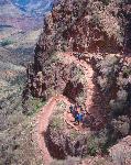 HIKERS BRIGHT ANGEL TRAIL