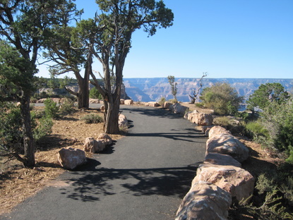 IMG_0725.  Image of a segment of Greenway V with views of the canyon.