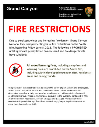 campfire restriction
