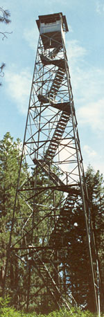 Kanabownits Lookout Tower by Dave Lorenz