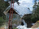Wrapping Teddy's (President Roosevelt) Cabin