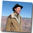 Erwin standing at edge of the canyon