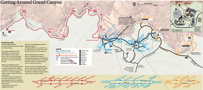Village Transit Map from 2013 Spring SR Guide Newspaper.