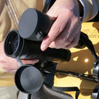 viewing eclipse - binocular method