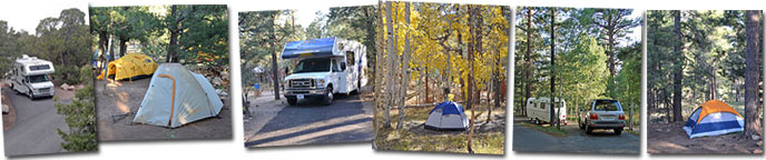 Grand Canyon National Park Campground Scenes