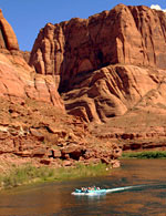 smooth water raft trip on Colorado River