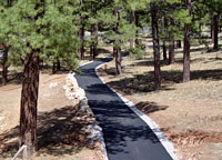 greenway from historic district to market plaza
