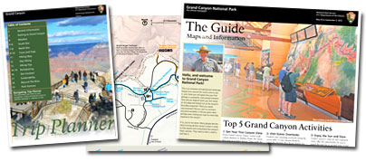 collage of Grand Canyon Park Newspapers