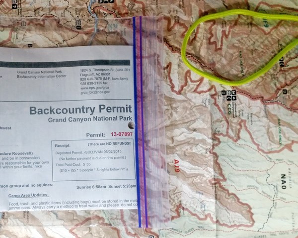 backcountry permit closeup 1