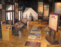 Pioneer history exhibits