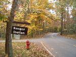 Fall leaves near the Ranger Station