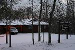 The Greenbelt Park Ranger Station in the snow