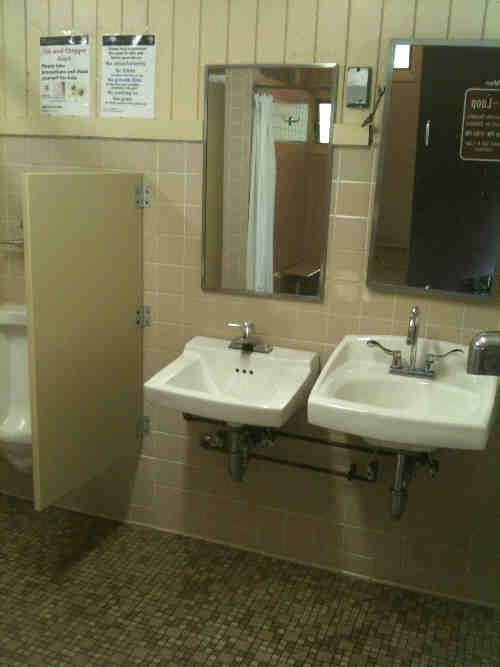 Bathroom in campground