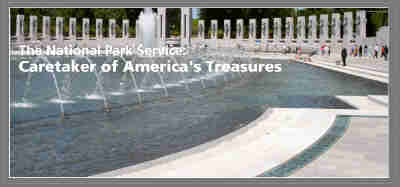 a picture of the World War II memorial