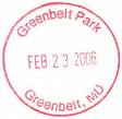 a picture of the Greenbelt Park passport stamp