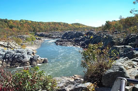 The Potomac River looking downstream