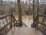 AA Gorge footbridge on the River Trail