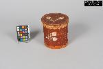 Birch Bark Container with Decorative Quillwork - GRPO 17091