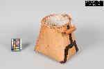 Pitched Birch Bark Basket with Handle - GRPO 17209