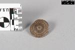 Cast White Metal Button - GRPO 14887