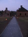 Path Illuminated by Candle Light.