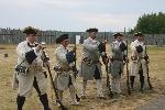 La Compagne de La Verandrye Load Muskets.