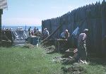Palisade excavation, southwest corner - GRPO 19-0056