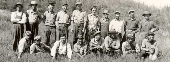 Civil Conservation Corps Crew Grand Portage 1936
