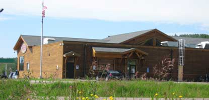 Exterior view of Grand Portage post office 