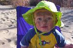 Boy with Sand on His Face