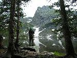 Fishing at Lower Sand Creek Lake