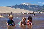 Children Playing in Medano Creek