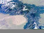 View of Great Sand Dunes NPP from Space