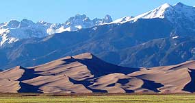 Great Sand Dunes and Sangre de Cristo Mountains Great Sand Dunes and Sangre de Cristo Mountains