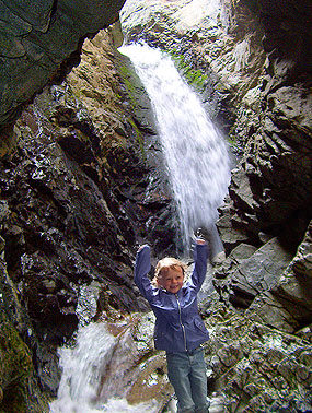 Girl in Zapata Falls
