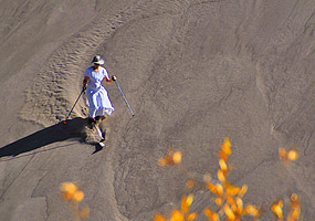 Woman Skiing Near Castle Creek