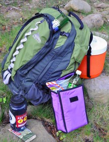 A pack, lunch bag, cooler, water bottle, bug spray and more are potential tasty treats to a bear.