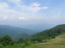 The view from the Purchase Knob webcam.