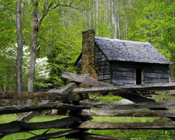 Smoky Mountains Cabins on The Jim Bales Cabin On The Roaring Fork Motor Nature Trail