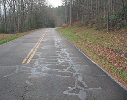 Foothills Parkway East will be repaved during 2010.