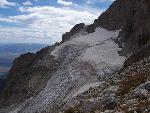 Middle Teton Glacier from the Lower Saddle