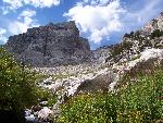 Middle Teton from Garnet Canyon Trail