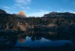 Teton Range from Alaska Basin at Sunset