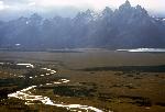 Snake River illuminated with Teton Range