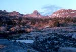 Alaska Basin at sunset