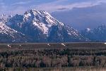 Mount Moran in spring