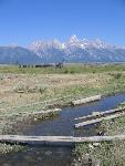 Mormon Row fence and ditch