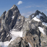 The Grand Teton and Mount Owen from Teewinot.
