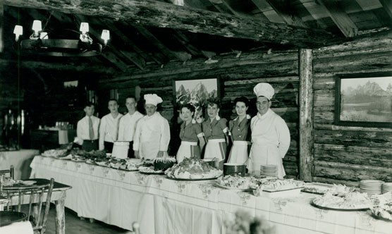 Jenny Lake Lodge Sunday Brunch, 1948
